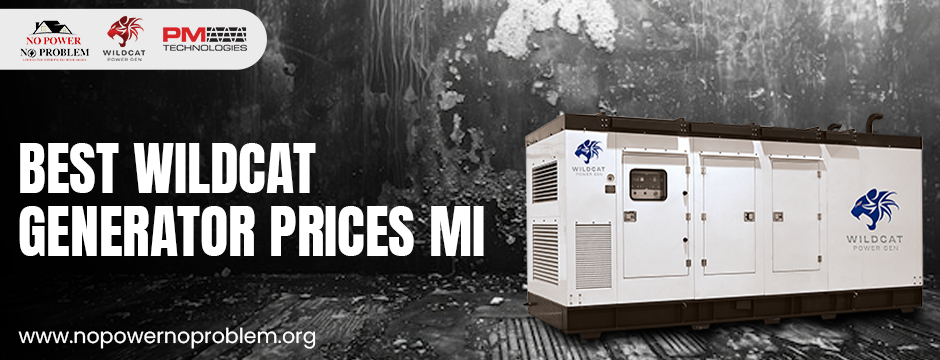best Wildcat generator prices MI